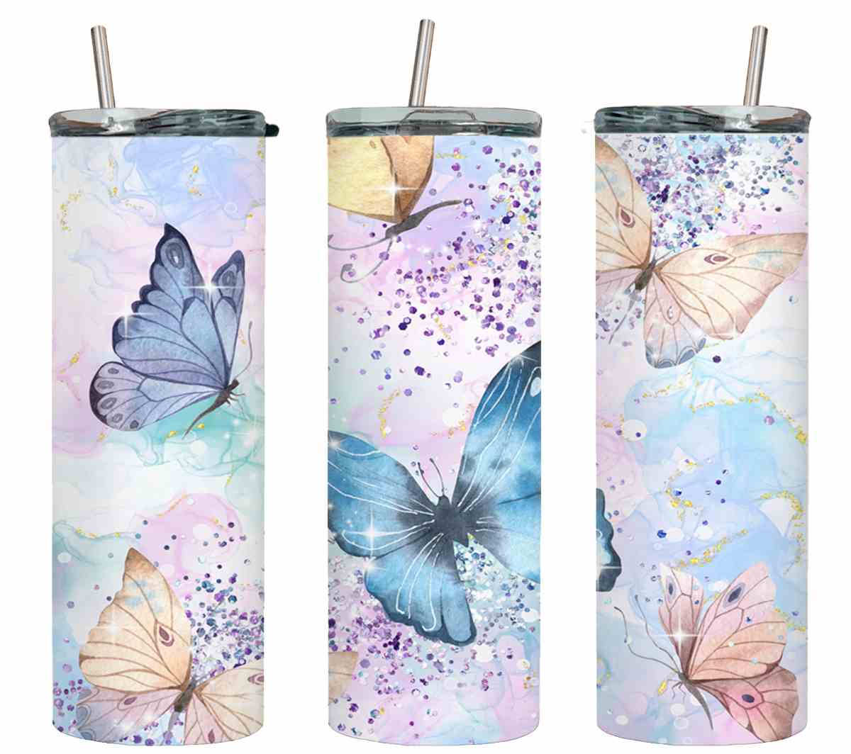 Butterfly Glitter Colorfull-8328